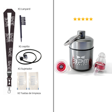 Cargar imagen en el visor de la galería, Protectores auditivos BPM Pro – Protección auditiva profesional 27 dB SNR